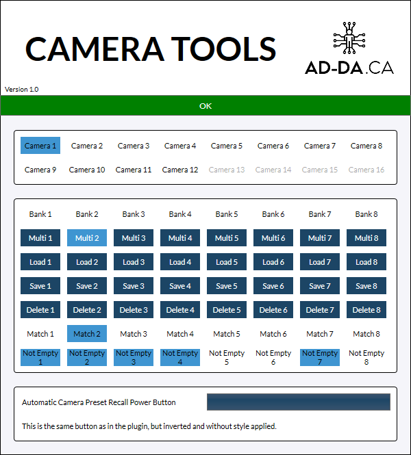 Camera Tools