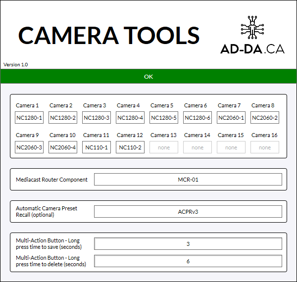 Camera Tools