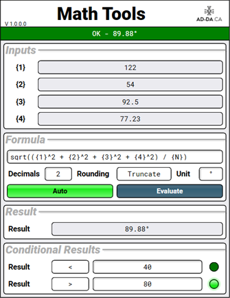 Math Tools