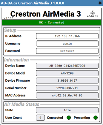 Crestron, AirMedia 3