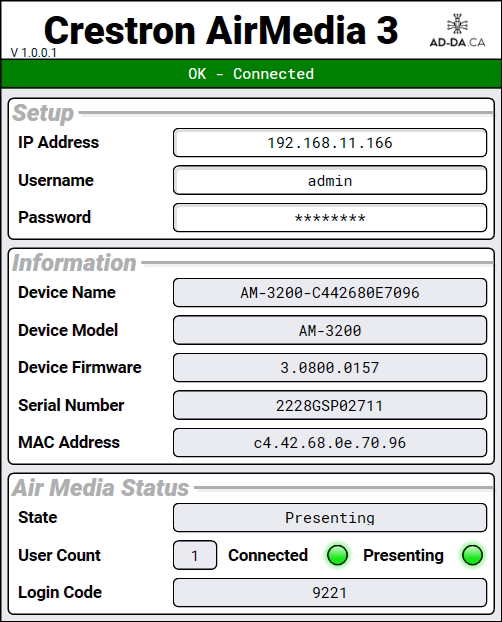 Crestron, AirMedia 3